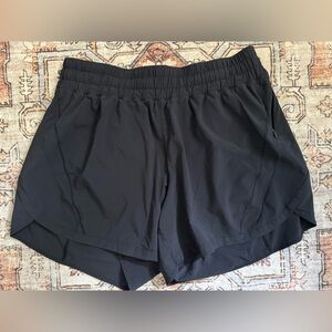 Lululemon Athletica- Track That High-Rise Lined Short 5", Black, Women’s